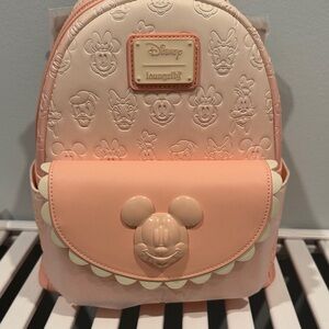 Loungefly Disney Micky & Friends Pink Ombre mini backpack